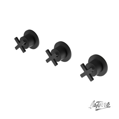LATORRE ELLE CROSS ΜΙΚΤΗΣ ΕΝΤΟΙΧΙΣΜΟΥ 3 ΕΞΟΔΩΝ BLACK MATT, 38289-400