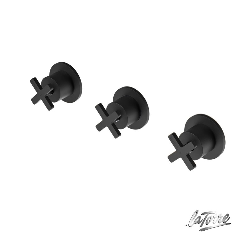 LATORRE ELLE CROSS ΜΙΚΤΗΣ ΕΝΤΟΙΧΙΣΜΟΥ 3 ΕΞΟΔΩΝ BLACK MATT, 38289-400