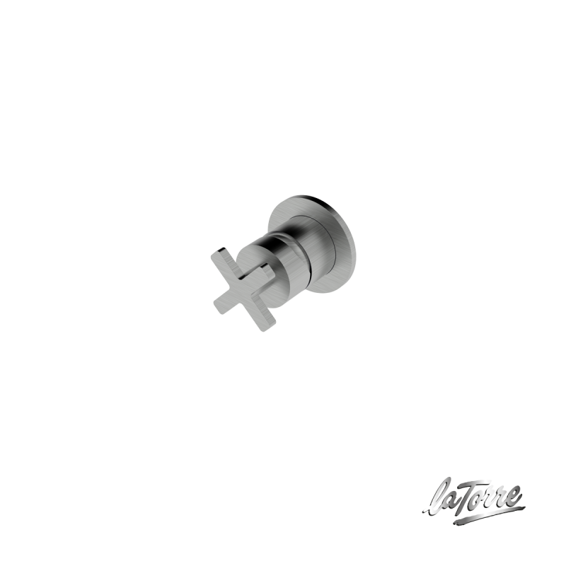 LATORRE ELLE CROSS ΜΙΚΤΗΣ ΕΝΤΟΙΧΙΣΜΟΥ ΛΟΥΤΡΟΥ 1 ΕΞΟΔΟΥ INOX FINISH, 38300-110 