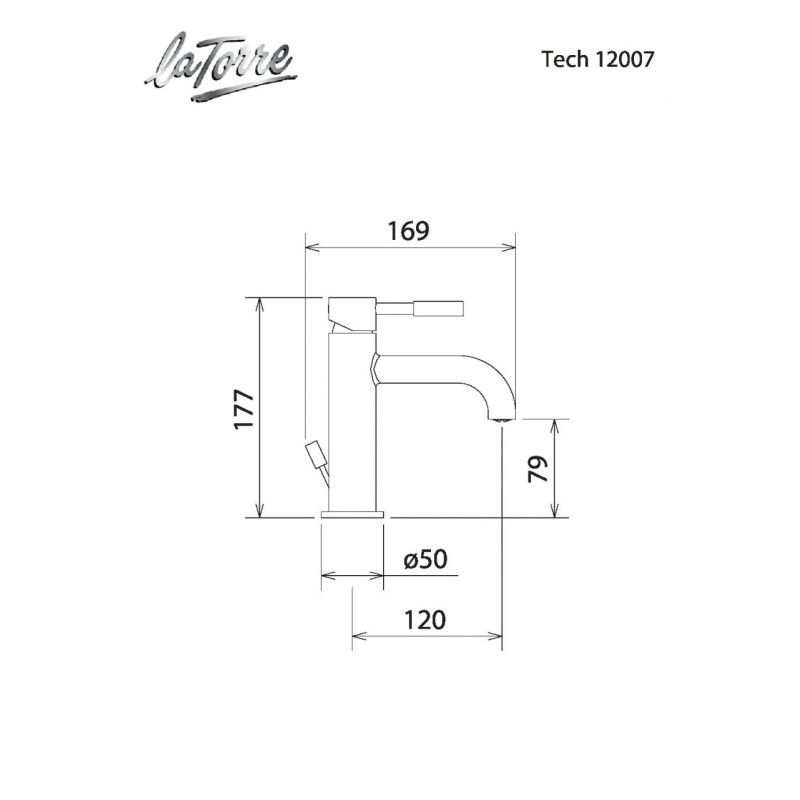 LA TORRE NEW TECH ΜΠΑΤΑΡΙΑ ΝΙΠΤΗΡΑ ΜΠΑΝΙΟΥ CHROME