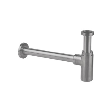 Latorre, Σιφώνι με Απόσπώμενο Πώμα Καθαρισμού, Inox Brushed, N0262-111