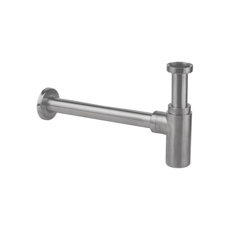 Latorre, Σιφώνι με Απόσπώμενο Πώμα Καθαρισμού, Inox Brushed, N0262-111