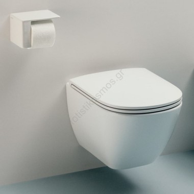 Laufen Lua Washdown, Κρεμαστή Λεκάνη Rimless, 52x36 cm, White, H8200800000001