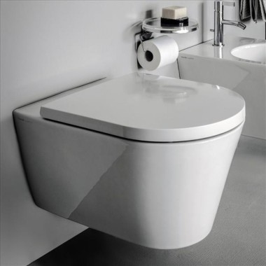 Laufen, Κρεμαστή Λεκάνη με κάλυμμα 55x37 cm, White, H8663310000001