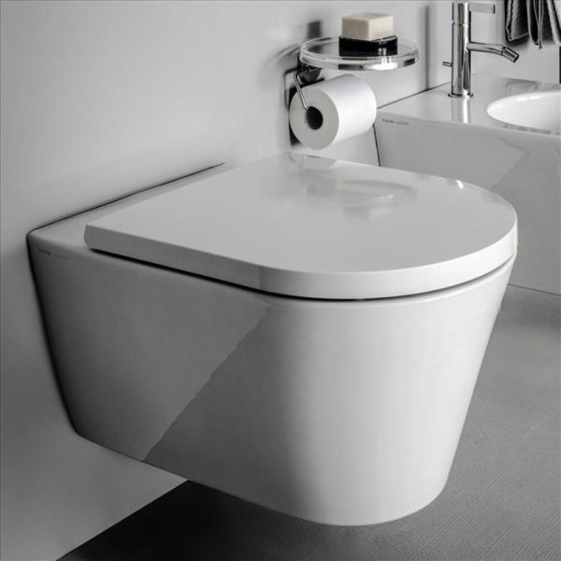 Laufen, Κρεμαστή Λεκάνη με κάλυμμα 55x37 cm, White, H8663310000001