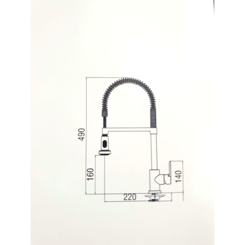 Nobili New Road Μπαταρία Κουζίνας Chrome RD300/3