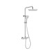 ORABELLA ELEGANCE COLUMN SQUARE, ΘΕΡΜΟΣΤΑΤΙΚΗ ΒΕΡΓΑ ΝΤΟΥΣ, CHROME, 10304