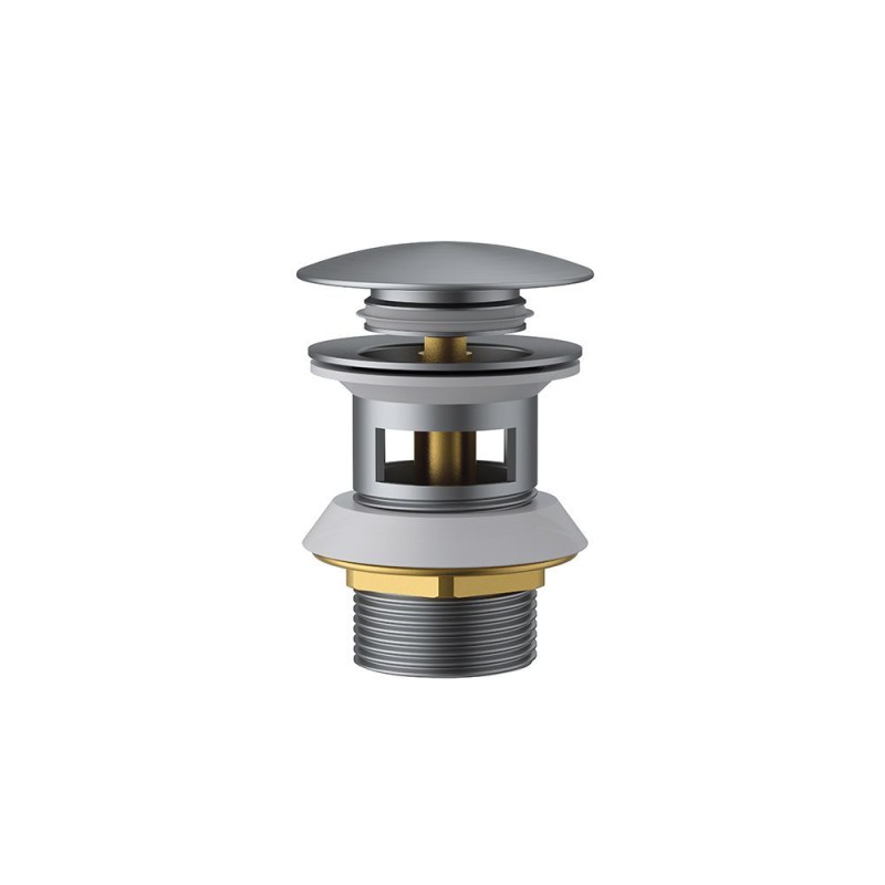 ORABELLA TERRA, MΠΑΤΑΡΙΑ ΝΙΤΠΗΡΟΣ ΜΕ ΒΑΛΒΙΔΑ ΚΛΙΚ-ΚΛΑΚ, BRUSHED NICKEL, 10313