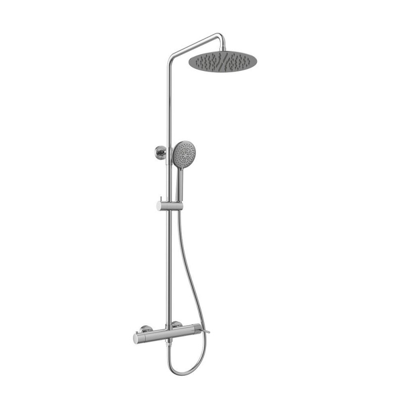ORABELLA PRECIOSA, ΡΥΘΜΙΖΟΜΕΝΗ ΣΤΗΛΗ ΝΤΟΥΣ 88-118 CM, 2 ΕΞΟΔΩΝ, CHROME, 10387