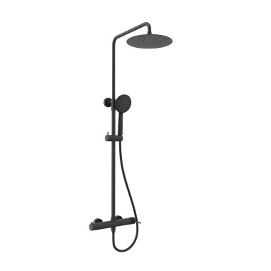 ORABELLA PRECIOSA, ΡΥΘΜΙΖΟΜΕΝΗ ΣΤΗΛΗ ΝΤΟΥΣ 88-118 CM, 2 ΕΞΟΔΩΝ, BLACK MATT, 10388