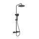 ORABELLA PRECIOSA, ΡΥΘΜΙΖΟΜΕΝΗ ΣΤΗΛΗ ΝΤΟΥΣ 88-118 CM, 2 ΕΞΟΔΩΝ, BLACK MATT, 10388