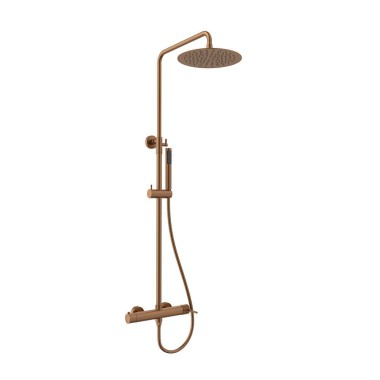 ORABELLA PRECIOSA, ΡΥΘΜΙΖΟΜΕΝΗ ΣΤΗΛΗ ΝΤΟΥΣ 88-118 CM, 2 ΕΞΟΔΩΝ, ROSE GOLD BRUSHED, 10390