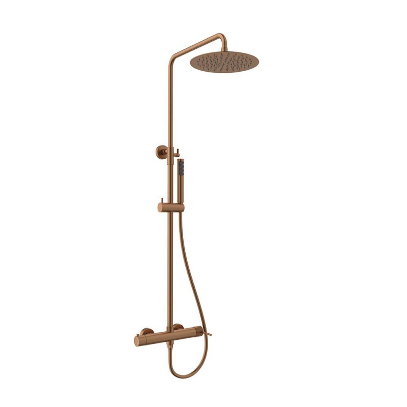 ORABELLA PRECIOSA, ΡΥΘΜΙΖΟΜΕΝΗ ΣΤΗΛΗ ΝΤΟΥΣ 88-118 CM, 2 ΕΞΟΔΩΝ, ROSE GOLD BRUSHED, 10390
