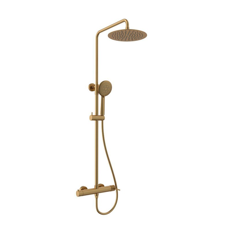ORABELLA PRECIOSA, ΡΥΘΜΙΖΟΜΕΝΗ ΣΤΗΛΗ ΝΤΟΥΣ 88-118 CM, 2 ΕΞΟΔΩΝ, GOLD BRUSHED, 10391