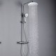 ORABELLA PRECIOSA, ΡΥΘΜΙΖΟΜΕΝΗ ΣΤΗΛΗ ΝΤΟΥΣ 88-118 CM, 2 ΕΞΟΔΩΝ, BRUSHED NICKEL, 10392