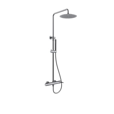 ORABELLA MAREA ΡΥΘΜΙΖΟΜΕΝΗ ΣΤΗΛΗ ΝΤΟΥΣ 88-118CM 2 ΕΞΟΔΩΝ, GUN METAL LIGHT, 10425