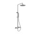 ORABELLA MAREA ΡΥΘΜΙΖΟΜΕΝΗ ΣΤΗΛΗ ΝΤΟΥΣ 88-118CM 2 ΕΞΟΔΩΝ, GUN METAL LIGHT, 10425