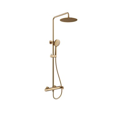ORABELLA OVAL, ΒΕΡΓΑ ΝΤΟΥΣ ΜΕ ΣΤΡΟΓΓΥΛΗ ΚΕΦΑΛΗ, BRUSHED GOLD, 10473