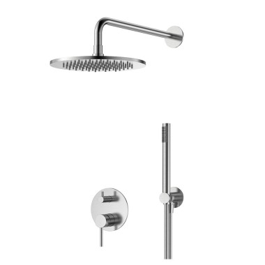ORABELLA STEEL 316, ΣΕΤ ΣΥΣΤΗΜΑΤΟΣ ΕΝΤΟΙΧΙΣΜΟΥ ΜΕ ΜΠΑΤΑΡΙΑ ΛΟΥΤΡΟΥ 2 ΣΗΜΕΙΩΝ, INOX, 10491