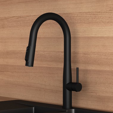 Orabella Pure Whater, Μπαταρία Κουζίνας, Black Matt, 20140