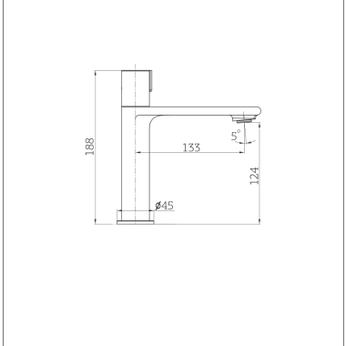 ORABELLA ELEGANCE ΜΠΑΤΑΡΙΑ ΝΙΠΤΗΡΑ ΜΠΑΝΙΟΥ CHROME 10242