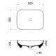 ΝΙΠΤΗΡΑΣ OLYMPIA TREND RECTANGULAR WHITE GLOSSY