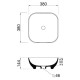 ΝΙΠΤΗΡΑΣ OLYMPIA TREND SQUARE WHITE MATT