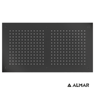 Κεφαλή ALMAR Rectangular Temptation Black Brushed E044088-411