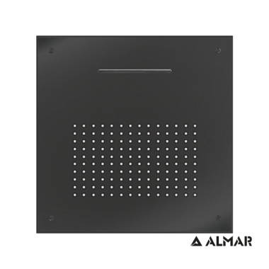 Κεφαλή ALMAR Square Temptation XL Black Brushed E044109-411