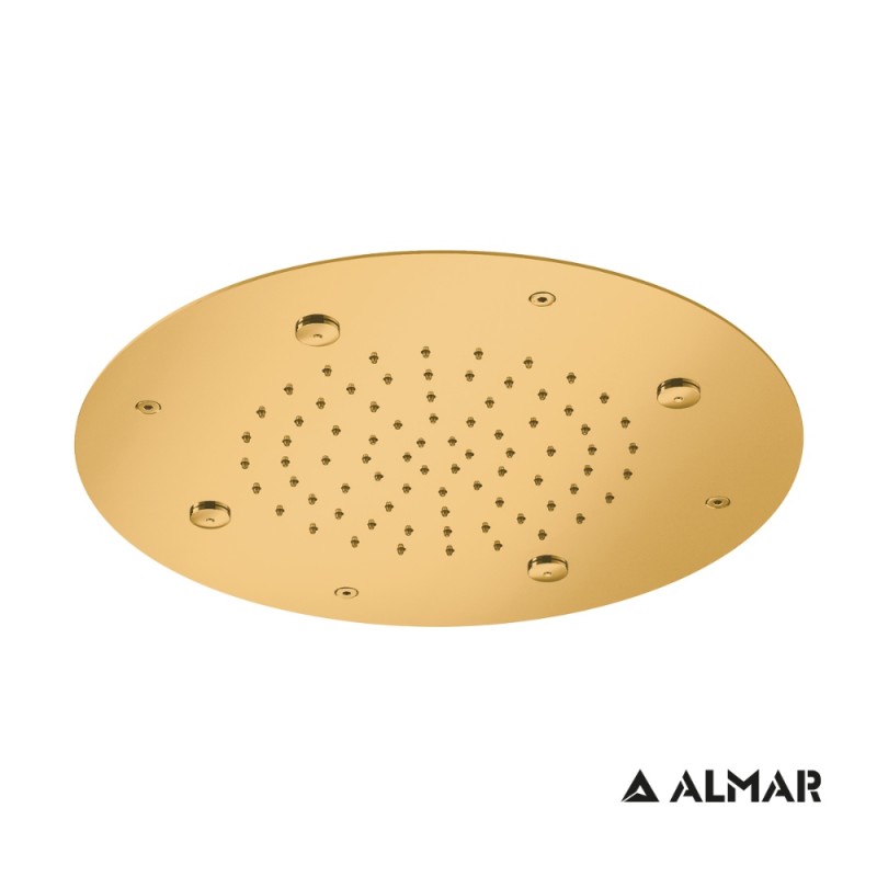 Κεφαλή ALMAR Round Mist Temptation Gold Brushed E044219-211