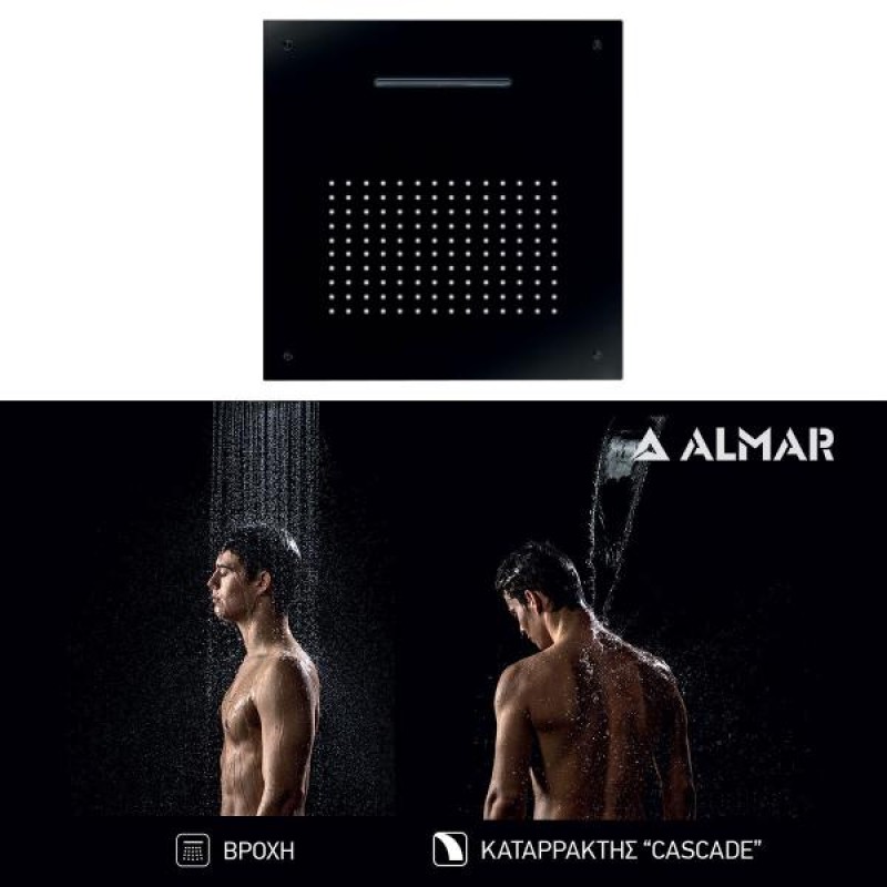 Κεφαλή ALMAR Square Temptation XL Black Matt E044109-400