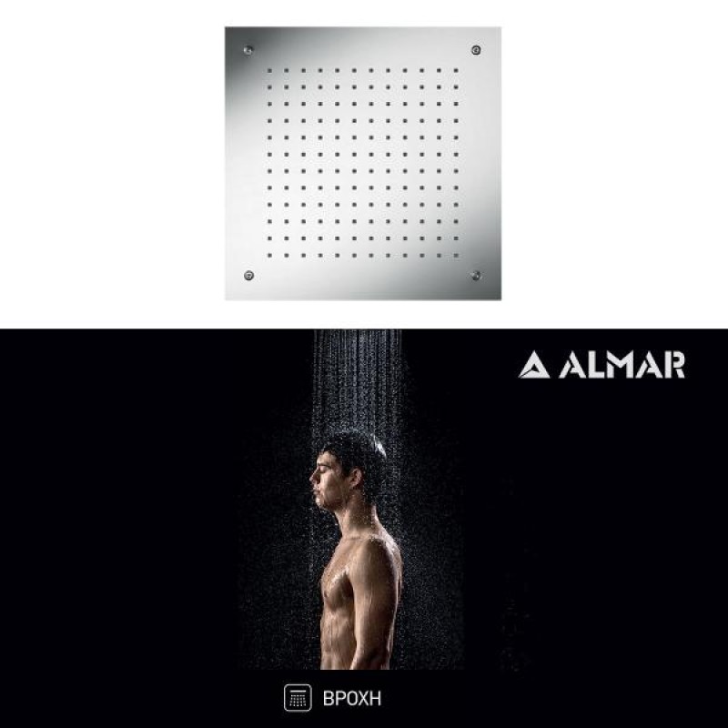 Κεφαλή ALMAR Square Temptation Chrome E044228-100