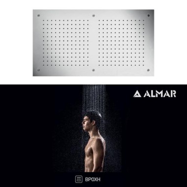 Κεφαλή ALMAR Rectangular Temptation INOX E044088-111