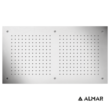 Κεφαλή ALMAR Rectangular Temptation INOX E044088-111