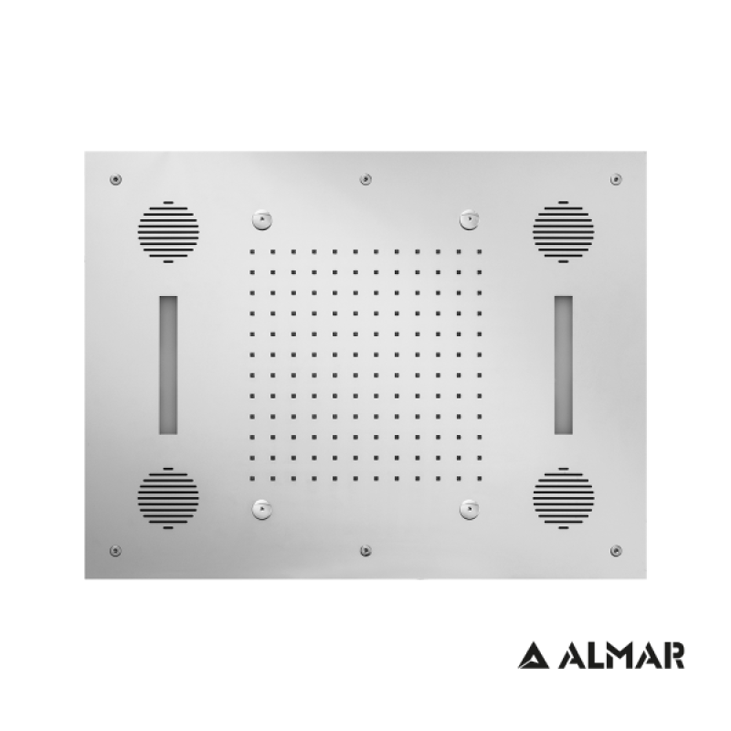 Κεφαλή Χρωματοθεραπείας ALMAR Sound & Colour Temptation INOX E044211-111