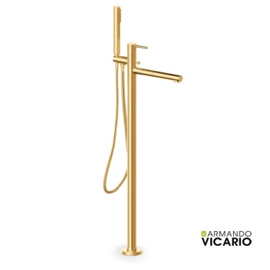 Armando Vicario Cyrcus Bathtub Tap 2 Εξόδων Gold Brushed 700065-201