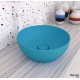 Νιπτήρας Olympia Trend Round 02 Turquoise Matt  Φ38cm