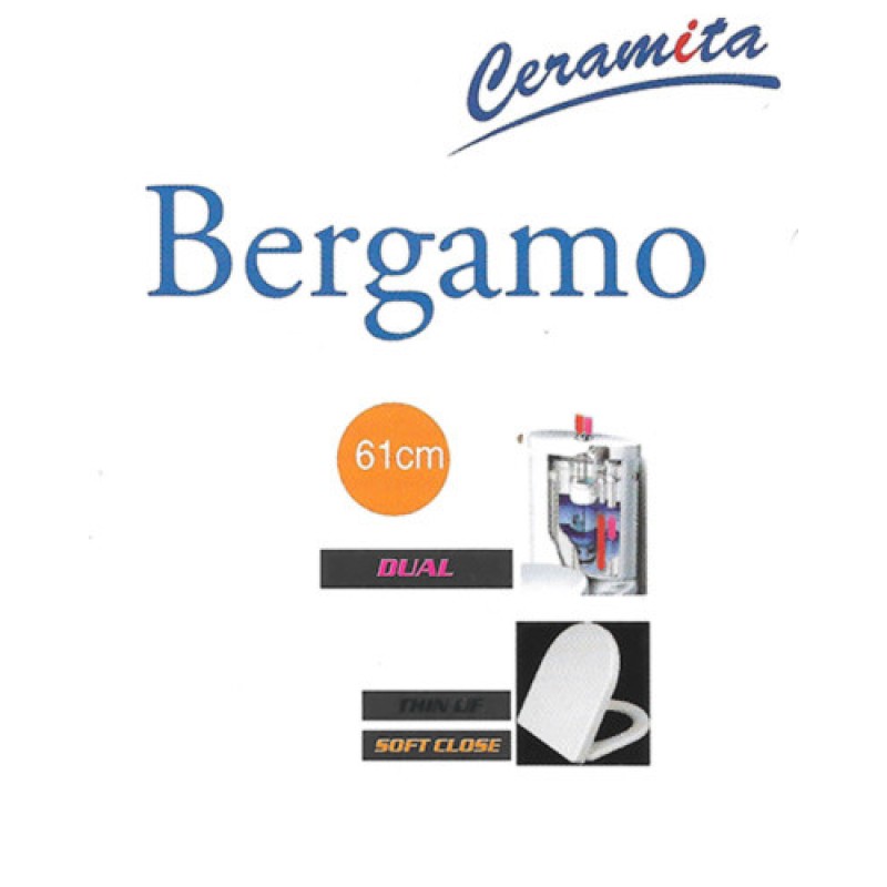 Λεκάνη Ceramita Bergamo Rimless 61x37,5