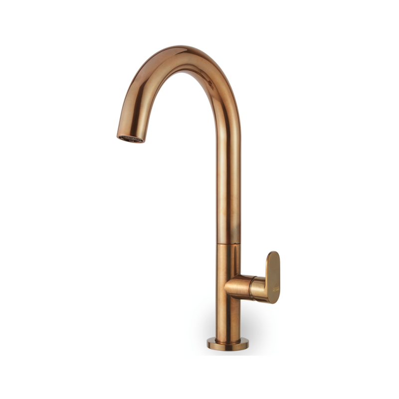 Armando Vicario Μπαταρία Ψηλή Νιπτήρος Slim Natural Brass 500041-225