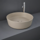 Rak Ceramics Feeling, Στρογγυλός Επιτραπέζιος Νιπτήρας, 42X42 cm, Cappucino Matt, FEECT4200514A
