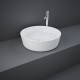 Rak Ceramics Feeling, Επιτραπέζιος Νιπτήρας, White Gloss, Φ42 cm, FEECT4200AWHA