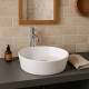 Rak Ceramics Feeling, Επιτραπέζιος Νιπτήρας, White Gloss, Φ42 cm, FEECT4200AWHA