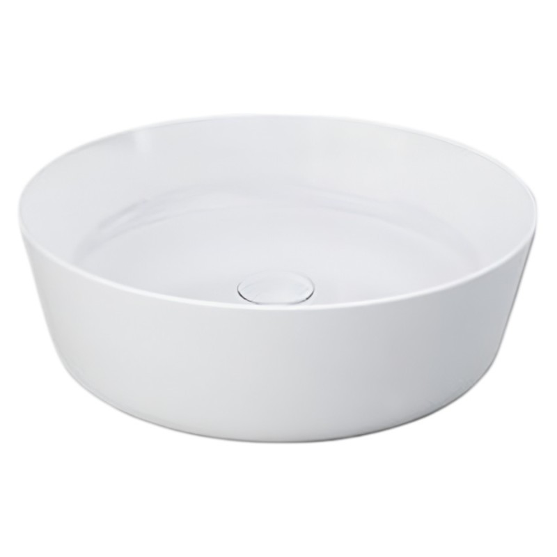 Rak Ceramics Feeling, Επιτραπέζιος Νιπτήρας, White Gloss, Φ42 cm, FEECT4200AWHA