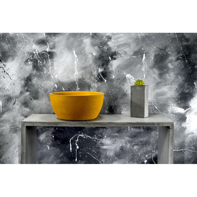 Roberto Tiranti, Τσιμεντένιος Επικαθήμενος Νιπτήρας, Yellow Deep Corn, BENEBA / Y01
