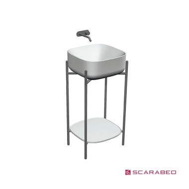 SCARABEO LAILA "T" 45| LO-BOX ΕΠΙΠΛΟ ΜΕ ΣΥΡΤΑΡΙ ROVERE ΚΑΙ ΝΙΠΤΗΡΑ MOON (WHITE), ΓΙΑ ΕΠITOIXH ΜΠΑΤΑΡΙΑ, 270209-NR0P300 + 5501-300
