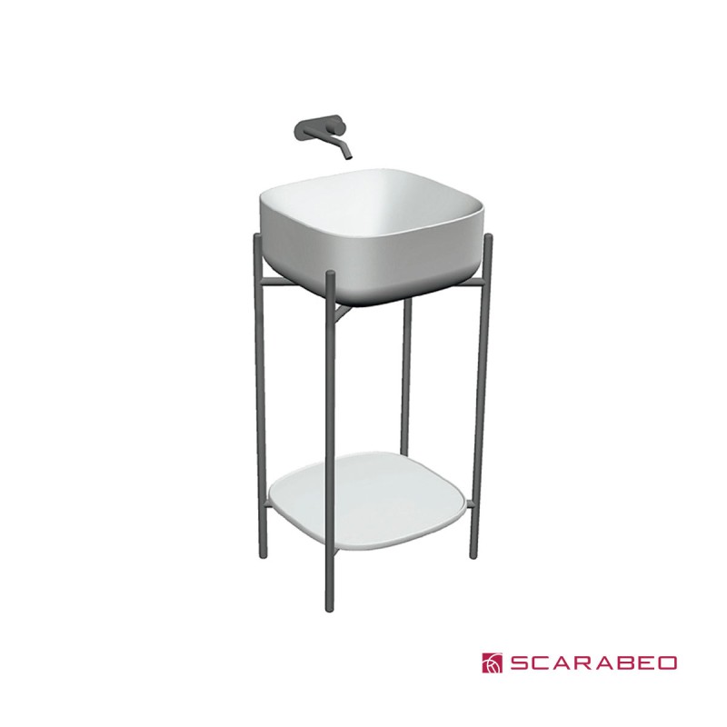 SCARABEO LAILA "T" 45| LO-BOX ΕΠΙΠΛΟ ΜΕ ΣΥΡΤΑΡΙ ROVERE ΚΑΙ ΝΙΠΤΗΡΑ MOON (WHITE), ΓΙΑ ΕΠITOIXH ΜΠΑΤΑΡΙΑ, 270209-NR0P300 + 5501-300