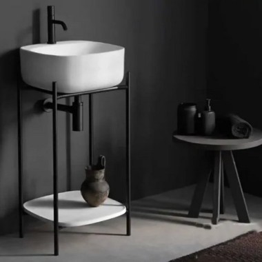 SCARABEO LAILA "T" 45| LO-BOX ΕΠΙΠΛΟ ΜΕ ΣΥΡΤΑΡΙ ROVERE ΚΑΙ ΝΙΠΤΗΡΑ MOON (WHITE), ΓΙΑ ΕΠIΚΑΘΗΜΕΝΗ ΜΠΑΤΑΡΙΑ, 270209-ΝROP300 + 5504-300