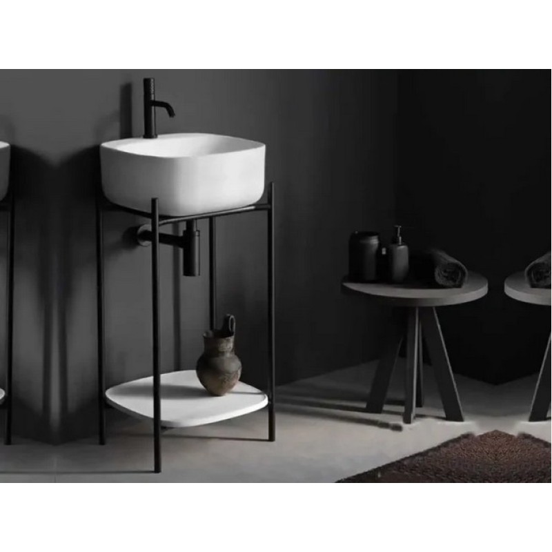 SCARABEO LAILA "T" 45| LO-BOX ΕΠΙΠΛΟ ΜΕ ΣΥΡΤΑΡΙ ROVERE ΚΑΙ ΝΙΠΤΗΡΑ MOON (WHITE), ΓΙΑ ΕΠIΚΑΘΗΜΕΝΗ ΜΠΑΤΑΡΙΑ, 270209-ΝROP300 + 5504-300