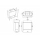 SCARABEO LAILA 75 / HI-BOX, ΕΠΙΠΛΟ ΜΕ ΣΥΡΤΑΡΙ ROVERE ΚΑΙ ΝΙΠΤΗΡΑ MOON (WHITE), ΓΙΑ ΕΠΙΚΑΘΗΜΕΝΗ ΜΠΑΤΑΡΙΑ, 270312-ΝR0P89-5505-300