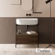 SCARABEO LAILA 75 / Hi-Box, ΕΠΙΠΛΟ ΜΕ ΣΥΡΤΑΡΙ ROVERE ΚΑΙ ΝΙΠΤΗΡΑ MOON WHITE, 270312-ΝR0P89-5505-300